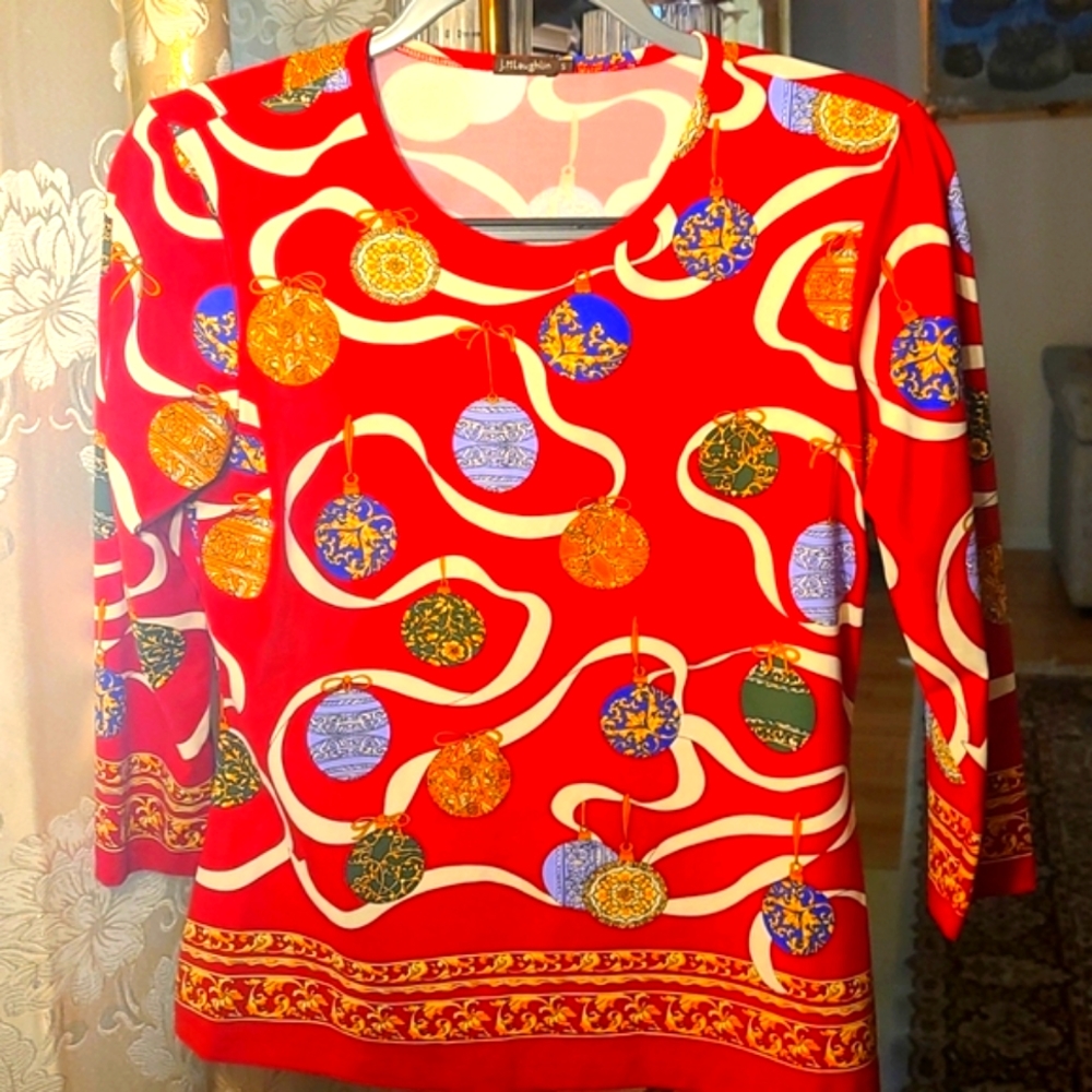 McLaughin  Top with Long Sleeves. New without Tags.